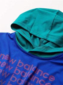 img 3 attached to 👧 New Balance Girls Hooded Pullover: Stylish & Comfy Clothing for Girls