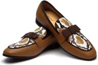 👞 meijiana brown loafers: the ultimate classic wedding men's shoes for loafers & slip-ons логотип