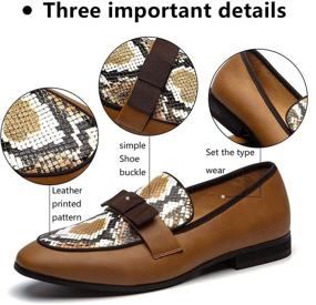 img 3 attached to 👞 Meijiana Brown Loafers: The Ultimate Classic Wedding Men's Shoes for Loafers & Slip-Ons