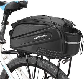 img 4 attached to 🚲 Waterproof Lixada Bike Rack Bag - Cycling Rear Seat Pack for Road and MTB Bikes with Cargo Storage - Bike Trunk Carrier Pannier Handbag