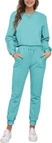 img 4 attached to Saloogoe Womens Outfits Loungewear Tracksuit Sports & Fitness