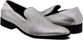 img 1 attached to Enzo Romeo Fashion Rhinestones Numeric_8_Point_5 Men's Shoes