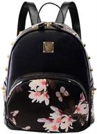 🎒 stylish and waterproof women's leather backpack - fashionable handbags & wallets logo