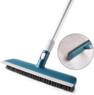 eyliden 2-in-1 soft scrape floor scrub brush: telescopic handle scrubber for effective cleaning in bathroom, kitchen, pool, patio, garage, and more logo