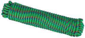 img 1 attached to DT Rope Diamond Braid Polypropyle Rope Green Multicolor