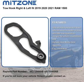 img 1 attached to MITZONE Bushing Compatible 68272944AB 68272945AB