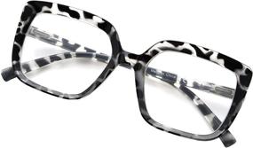 img 3 attached to Eyekepper Large Frame Reading Glasses for Women: Stylish Oversize Eyeglasses