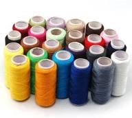 🧵 full size 24 assorted spools of polyester sewing thread by zxuy logo