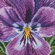 pansy counted cross stitch kit 3 75 logo