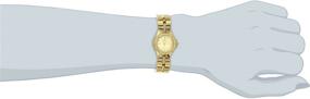 img 3 attached to 🌟 Invicta Women's 0134 Wildflower Collection Crystal Accented Watch with 18k Gold-Plated Finish