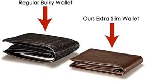 img 1 attached to WALINC Blocking Bifold Leather Classic Men's Accessories in Wallets, Card Cases & Money Organizers