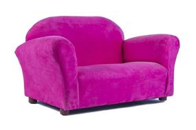 img 2 attached to Keet Roundy Microsuede Childrens Sofa