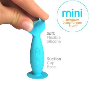 img 2 attached to Mini BabyBum Diaper Cream Brush - Soft Silicone Applicator for Effective Diaper Rash Relief