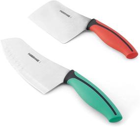 img 3 attached to Многоцветный набор ножей шеф-повара Farberware Precise Slice Soft Grip из 2 предметов