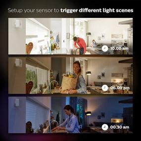 img 2 attached to 💡 Enhance Your Philips Hue Lights with the Philips Hue Smart Motion Sensor (Installation-Free and Exclusive - Hue Hub Required)