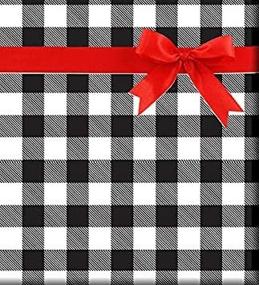 img 3 attached to Black Bohemian Wrapping Paper 18Ft 20Gift