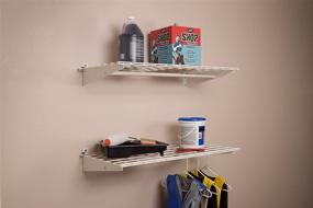 img 1 attached to 📐 Maximize Your Space with HyLoft 18 Inch Shelf Hanging 2 Pack