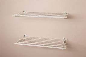 img 3 attached to 📐 Maximize Your Space with HyLoft 18 Inch Shelf Hanging 2 Pack