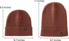 img 1 attached to VODIORE Beanie Winter Slouchy Cuffed Sports & Fitness in Running