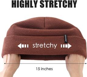 img 3 attached to VODIORE Beanie Winter Slouchy Cuffed Sports & Fitness in Running