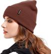 vodiore beanie winter slouchy cuffed sports & fitness in running logo