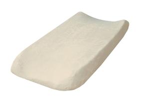 img 1 attached to 🍼 Go Mama Go Cream Minky Changing Pad Cover - Enhanced SEO