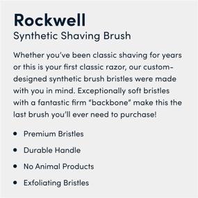 img 2 attached to Rockwell Razors Synthetic Bristle Premium