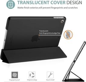 img 2 attached to 📱 ProCase Smart Case for iPad Air 1st Edition - Ultra Slim Lightweight Protective Case with Translucent Frosted Back Cover - Designed for Apple iPad Air 2013 Model (A1474 A1475 A1476) - Black