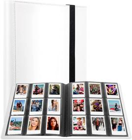img 4 attached to 📷 Versatile 432-Pocket Photo Album for Instax Mini, Polaroid, and Fujifilm Instant Cameras (White)
