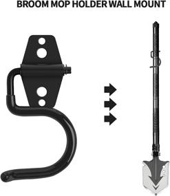 img 1 attached to 🔧 19-Pack Heavy Duty Garage Hooks for Ultimate Storage: Steel Tool Hangers with Anti-Slip Coating for Garden Tools, Ladders, Bikes, Bulky Items - Wall Mount Utility Hooks and Hangers