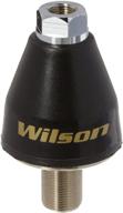 🖤 black gum drop cb antenna stud by wilson 305-600 logo