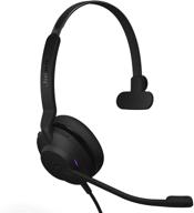 🎧 jabra evolve2 30 uc wired headset usb-c mono black - lightweight portable telephone headset, 2 built-in microphones - work headset with superior audio and reliable comfort logo