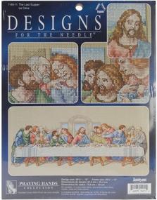 img 1 attached to 🧵 Janlynn Cross Stitch Kit: The Last Supper - 10x26.5 Inches