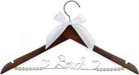 img 4 attached to 👰 Vnque Wedding Dress Hanger - Bridal Gift, Wire Hanger for Brides