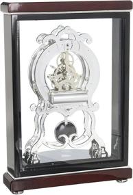 img 1 attached to ⏰ Bulova B2025 Wentworth Mantel Clock in Classic Black & Mahogany Finish