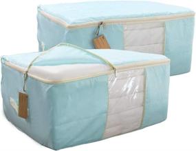 img 4 attached to Foldable Organizer Capacity Reinforced Comforters