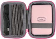 co2crea hard travel case replacement for fujifilm instax mini link smartphone printer (pink case) logo