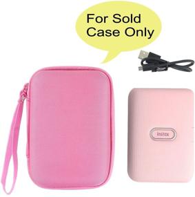 img 3 attached to Co2Crea Hard Travel Case Replacement For Fujifilm Instax Mini Link Smartphone Printer (Pink Case)
