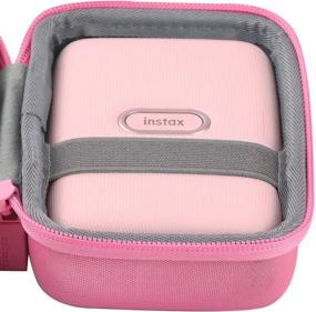 img 2 attached to Co2Crea Hard Travel Case Replacement For Fujifilm Instax Mini Link Smartphone Printer (Pink Case)