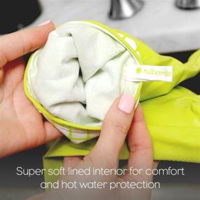 img 1 attached to 🧤 Full Circle Splash Patrol Natural Latex Cleaning and Dish Gloves in Green | Medium/Large Size