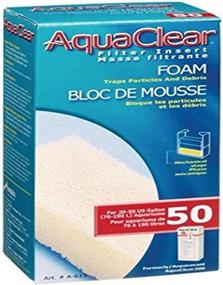 img 4 attached to 🐠 AquaClear 50 Foam Filter Insert - Ideal Aquarium Filter Replacement Media (Model A613)