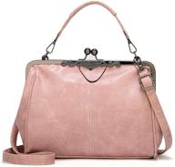 vintage handbags leather evening satchel women's handbags & wallets logo