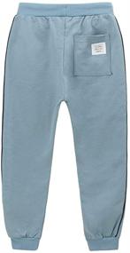 img 3 attached to 👖 KISBINI Big Boy's Cotton Elastic Sweatpants: Premium Sportswear for Children