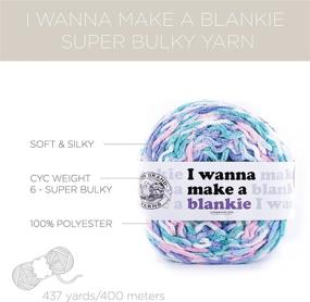 img 1 attached to 🛒 Shop now: Lion Brand Yarn I Wanna Make a Super Bulky Yarn, Snow (1 Cake)