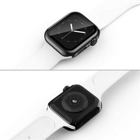 img 1 attached to 📱 Улучшенная защита: Набор из 3 чехлов AVIDDA для Apple Watch с защитным стеклом для экрана для серии 3/2/1 38 мм - тонкий бампер, полное покрытие, гарантия HD ультра-тонкого покрытия