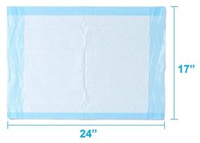 img 3 attached to Medline - MSC281224A Ultra Lightweight Disposable Underpad, 17” x 24”, Ideal for Changing Tables and Surfaces, 100 Count