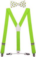 ceajoo suspenders adjustable polka white boys' accessories logo