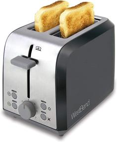 img 4 attached to 🍞 West Bend 78823 Silver 2 Slice Toaster: Extra Wide Slots, Bagel Settings, Ultimate Toast Lift, Removable Crumb Tray