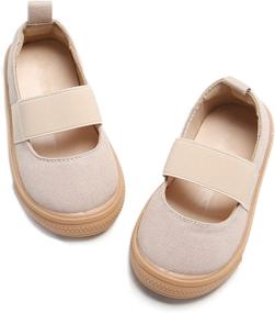 img 1 attached to Thee Bron Toddler Leather Sneakers: Trendy Girls' Shoes for Active Toddlers