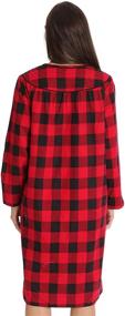 img 1 attached to Dreamcrest Flannel Housecoat Sleepwear 9280 10195 L Women's Clothing and Lingerie, Sleep & Lounge